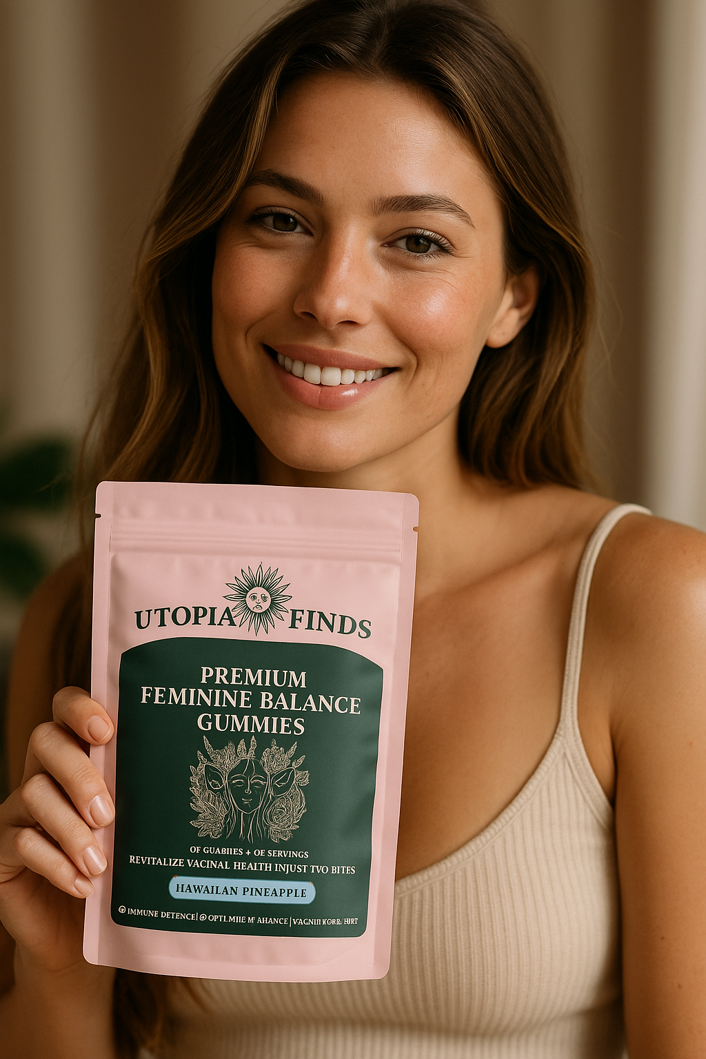Utopia Finds Feminine Balance Gummies