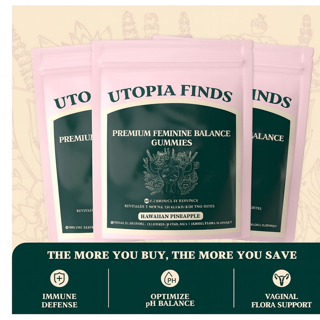 Utopia Finds Feminine Balance Gummies