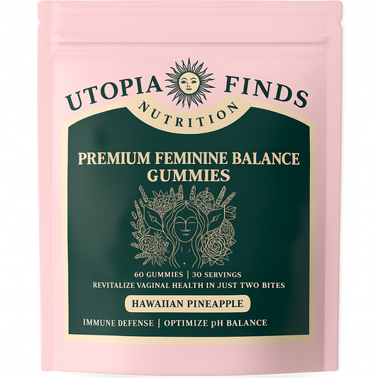 Utopia Finds Feminine Balance Gummies